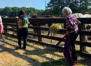 seniors visit farm, atlanta GA