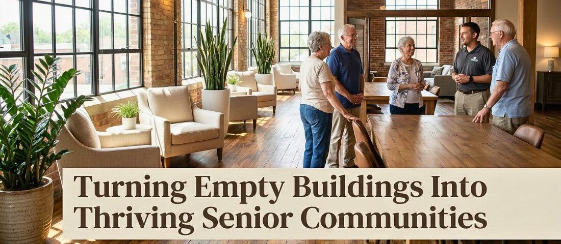 Turning empty buildings into thriving senior community