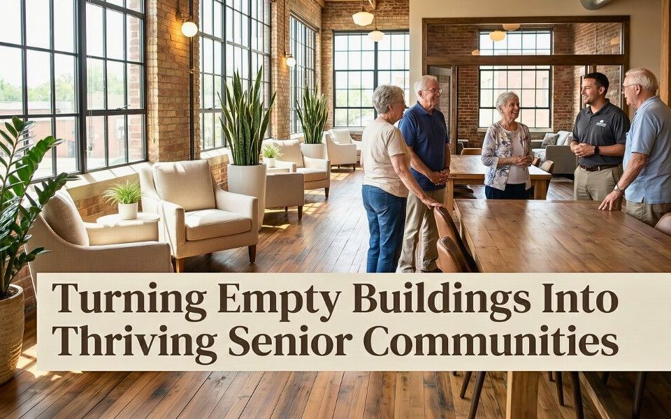 Turning empty buildings into thriving senior community